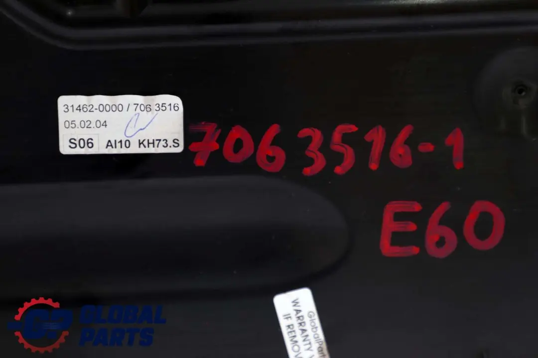 Dashboard Glove Box Passenger Side Grey Leather to BMW 5 Series E60 E61 LCI with Part number 7063516 BMW 5 Series E60 E61 LCI Dashboard Glove Box Passenger Side Grey Leather - SKU rhd-7063516-1 - Part number 7063516