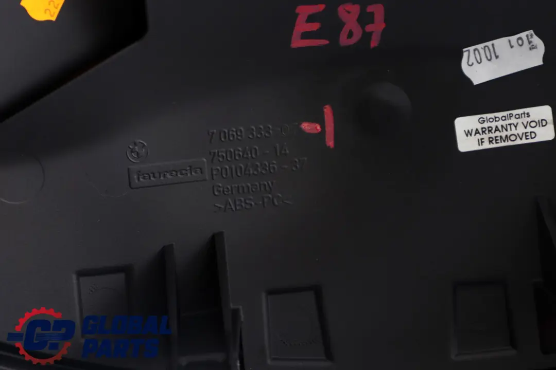 Instrument Panel Cover Speedo Clocks to BMW 1 Series E81 E82 E87N LCI E88 with Part number 7069333 BMW 1 Series E81 E82 E87N LCI E88 Instrument Panel Cover Speedo Clocks - SKU rhd-7069333-1 - Part number 7069333