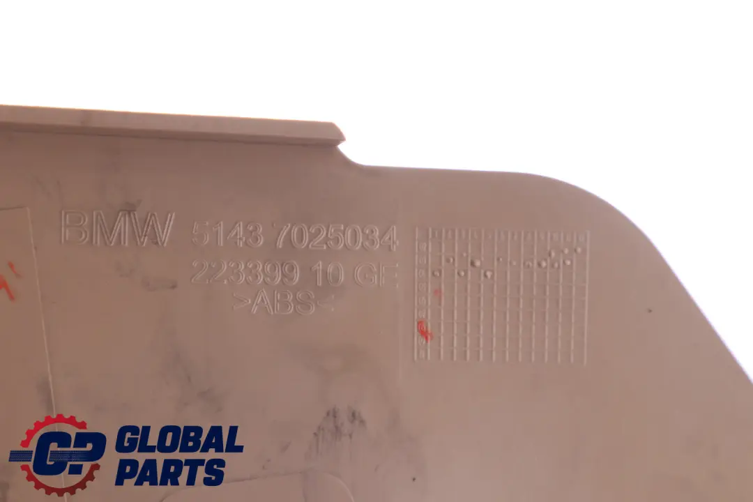 BMW 5 SERIES E60 E61 LCI Lateral Trim Panel Front Right Leg Room Beige - SKU rhd-7069424 - Part number 7069424