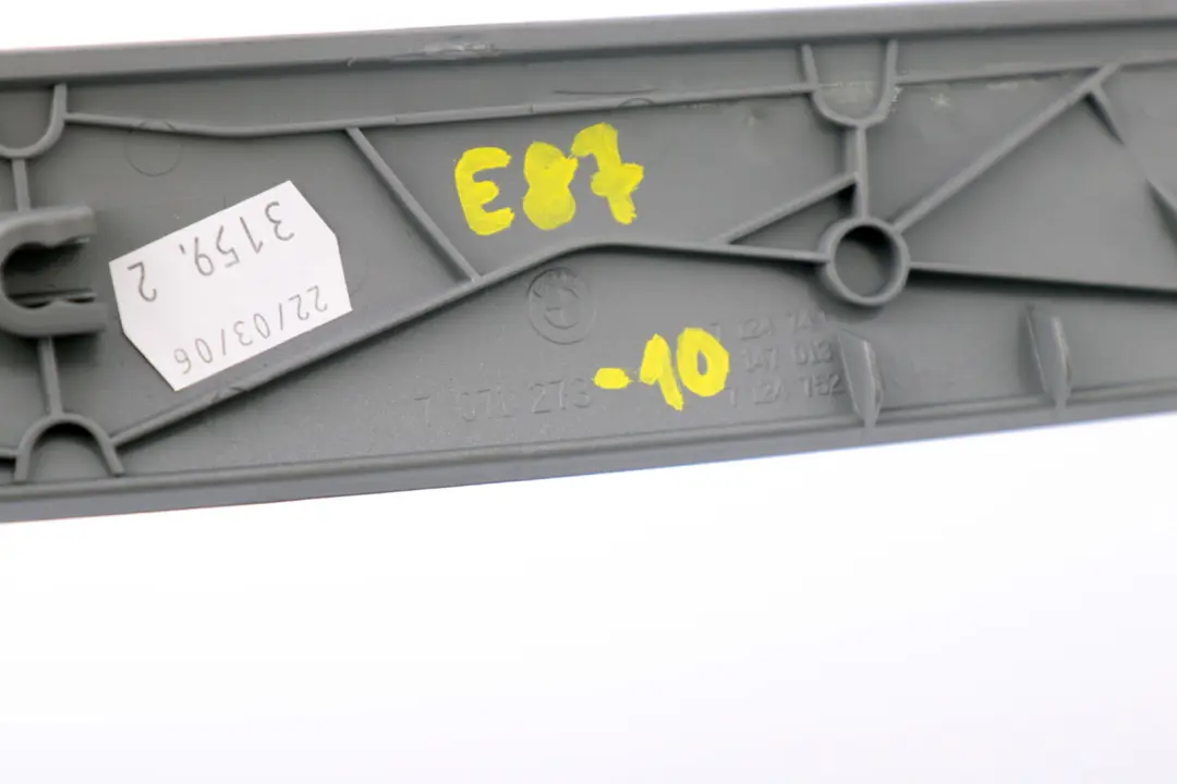 Trim Strip Inside Panel Centre Dashboard Titan Matt to BMW 1 Series 10 E87 Cover with Part number 7147013 BMW 1 Series 10 E87 Cover Trim Strip Inside Panel Centre Dashboard Titan Matt - SKU rhd-7071273-10 - Part number 7147013