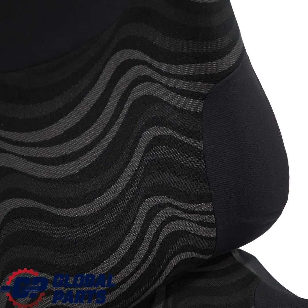 Front Left N/S Seat Cloth Aqua Panther Black Passenger to Mini Cooper One R50 with Part number 7073067 Mini Cooper One R50 Front Left N/S Seat Cloth Aqua Panther Black Passenger - SKU rhd-7073067-1 - Part number 7073067