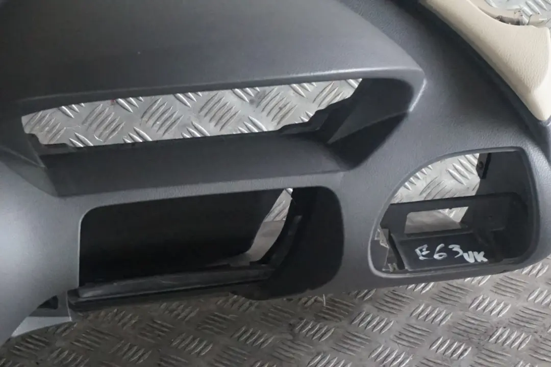 Dashboard Dash Trim Panel Cream Beige to BMW 6 Series E63 E64 Coupe Cabrio with Part number 7073621 BMW 6 Series E63 E64 Coupe Cabrio Dashboard Dash Trim Panel Cream Beige - SKU rhd-7073621 - Part number 7073621