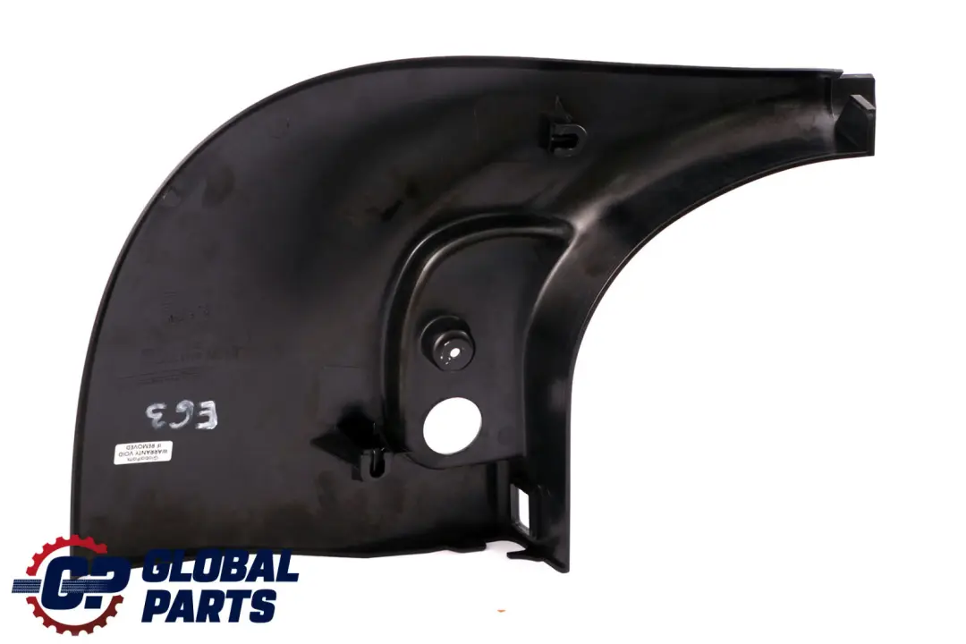 Lateral Trim Panel Front Right Leg Room Black 7008930 to BMW 6 Series E63 E64 LCI with Part number 7073674 BMW 6 Series E63 E64 LCI Lateral Trim Panel Front Right Leg Room Black 7008930 - SKU rhd-7073674 - Part number 7073674