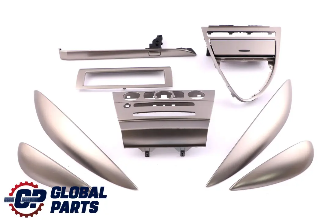 Decorative Strip Dashboard Interior Trim Set Ruthenium to BMW 6 Series 2 E63 E64 with Part number 7073721 BMW 6 Series 2 E63 E64 Decorative Strip Dashboard Interior Trim Set Ruthenium - SKU rhd-7073721-2 - Part number 7073721