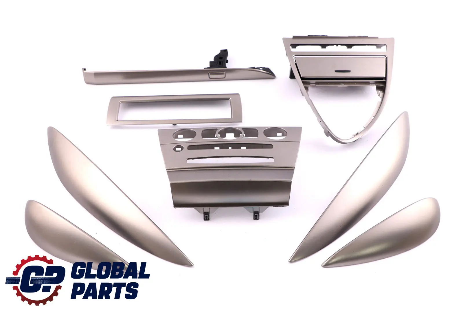 BMW 6 Series 2 E63 E64 Decorative Strip Dashboard Interior Trim Set Ruthenium