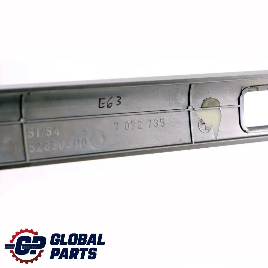 BMW 6 Series E63 E64 Decor Strip Dashboard Dash Trim Left N/S Ruthenium - SKU rhd-7073724-2 - Part number 7072735