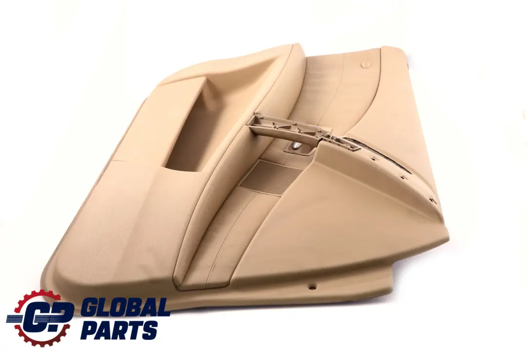 BMW 5 Series E60 E61 Front Left N/S Door Card Trim Panel Beige Leather - SKU rhd-7076167 - Part number 7076167