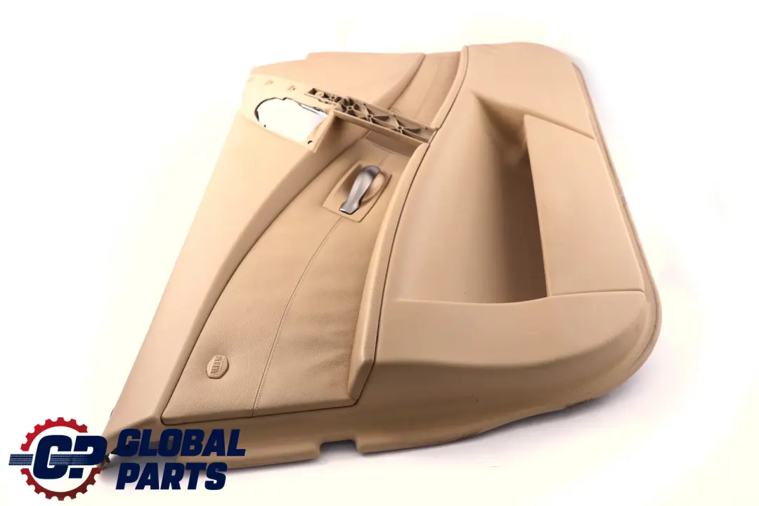 BMW 5 Series E60 E61 Front Left N/S Door Card Trim Panel Beige Leather - SKU rhd-7076167 - Part number 7076167