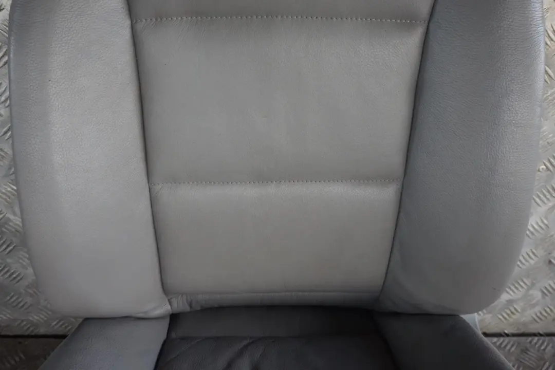 Heated Grey Leather Front Left N/S Seat Passenger Side to BMW 5 Series E60 E61 with Part number 7076581 BMW 5 Series E60 E61 Heated Grey Leather Front Left N/S Seat Passenger Side - SKU rhd-7076581 - Part number 7076581