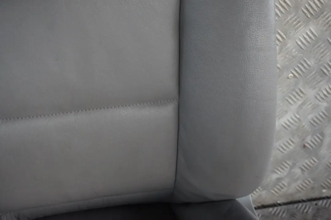 Heated Grey Leather Front Left N/S Seat Passenger Side to BMW 5 Series E60 E61 with Part number 7076581 BMW 5 Series E60 E61 Heated Grey Leather Front Left N/S Seat Passenger Side - SKU rhd-7076581 - Part number 7076581