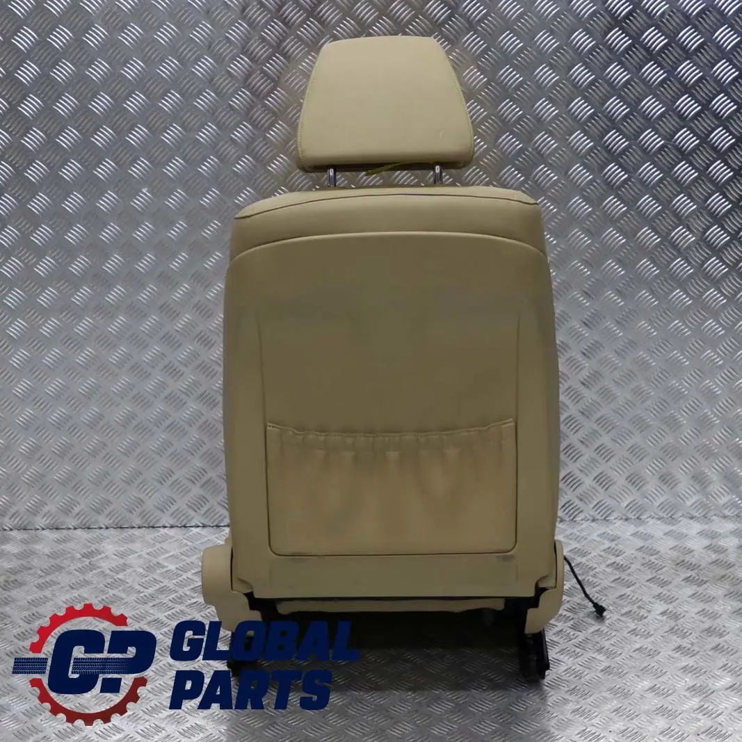 Heated Beige Leather Front Left N/S Seat Passenger Side to BMW 5 Series E60 E61 with Part number 7076664 BMW 5 Series E60 E61 Heated Beige Leather Front Left N/S Seat Passenger Side - SKU rhd-7076664 - Part number 7076664