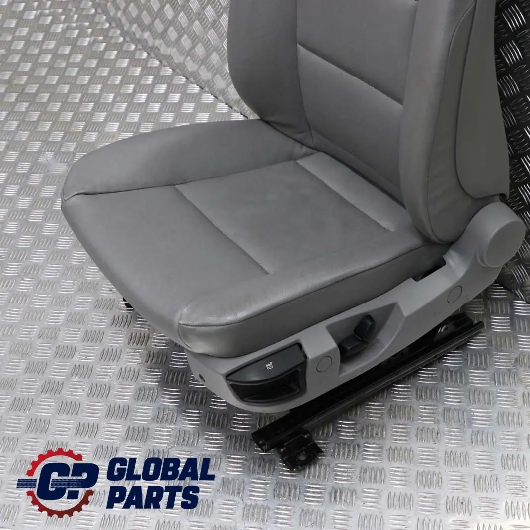 BMW 5 Series E60 E61 Grey Leather Front Left N/S Seat - SKU rhd-7076665-2 - Part number 7076665