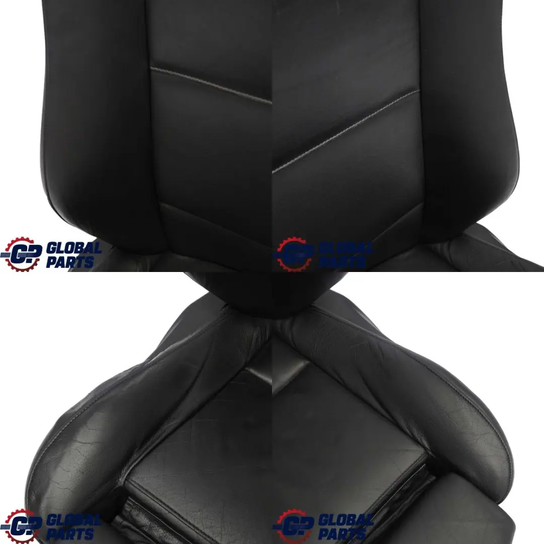 BMW X5 E53 Sport Black Leather Front Left Right Seat Seats Electric Memory - SKU rhd-7077568 - Part number 7077568