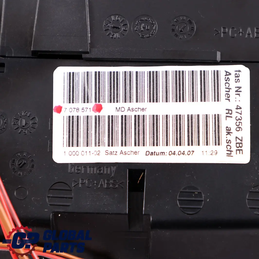 Ashtray Finisher Ash Tray Front Decor Alu Feinschliff to BMW 1 Series E81 E87 with Part number 7078571 BMW 1 Series E81 E87 Ashtray Finisher Ash Tray Front Decor Alu Feinschliff - SKU rhd-7078571 - Part number 7078571