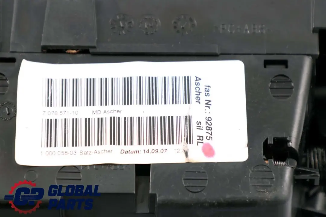 BMW 1 Series 12 E87 Ashtray Finisher Tray Decor Titan Matt Front 7078571 - SKU rhd-7078571-12 - Part number 7146674