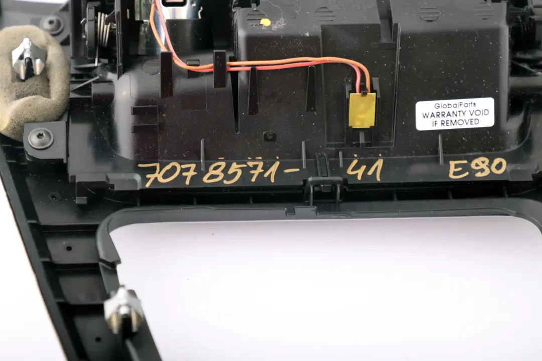 Centre Console Trim Ashtray Gear Surround Aluminium to BMW 3 Series E90 E91 Cover with Part number 6982448 BMW 3 Series E90 E91 Cover Centre Console Trim Ashtray Gear Surround Aluminium - SKU rhd-7078571-41 - Part number 6982448