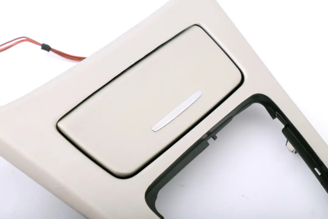 Centre Console Trim Ashtray Gear Surround Aluminium to BMW 3 Series E90 E91 Cover with Part number 6982448 BMW 3 Series E90 E91 Cover Centre Console Trim Ashtray Gear Surround Aluminium - SKU rhd-7078571-41 - Part number 6982448