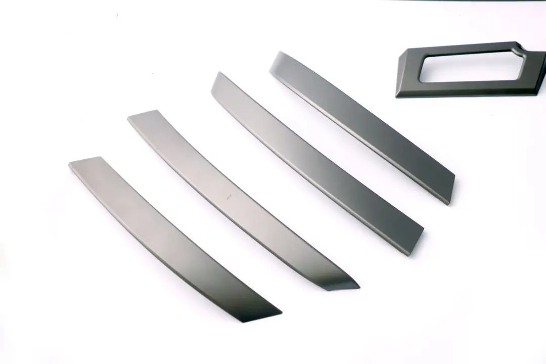 BMW 5 Series E60 E61 Decorative Strip Dashboard Interior Trim Set Titan Dunkel - SKU rhd-7079442-5 - Part number 7079442