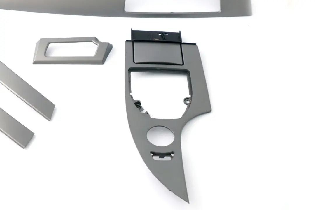 Decorative Strip Dashboard Interior Trim Set Titan Dunkel to BMW 5 Series E60 E61 with Part number 7079442 BMW 5 Series E60 E61 Decorative Strip Dashboard Interior Trim Set Titan Dunkel - SKU rhd-7079442-5 - Part number 7079442