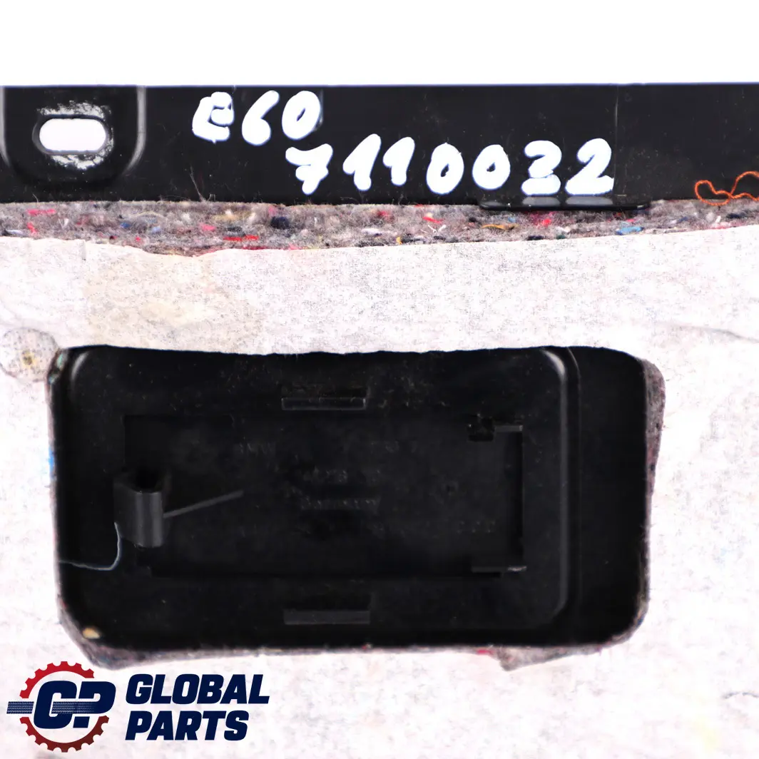 BMW 5 Series E60 E61 LCI Passenger's Footwell Trim Panel Black - SKU rhd-7110032 - Part number 7110032