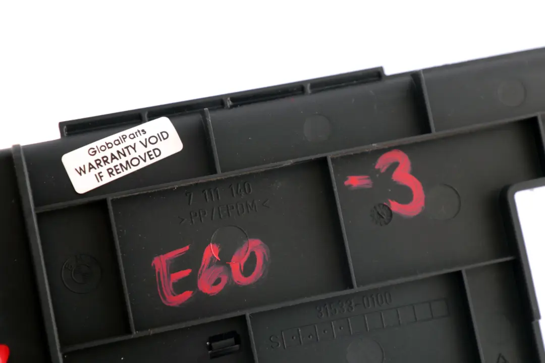 Glove Box Trim Cover Fuse Carrier 7111141 to BMW 5 Series E60 E61 with Part number 7111140 BMW 5 Series E60 E61 Glove Box Trim Cover Fuse Carrier 7111141 - SKU rhd-7111140-3 - Part number 7111140