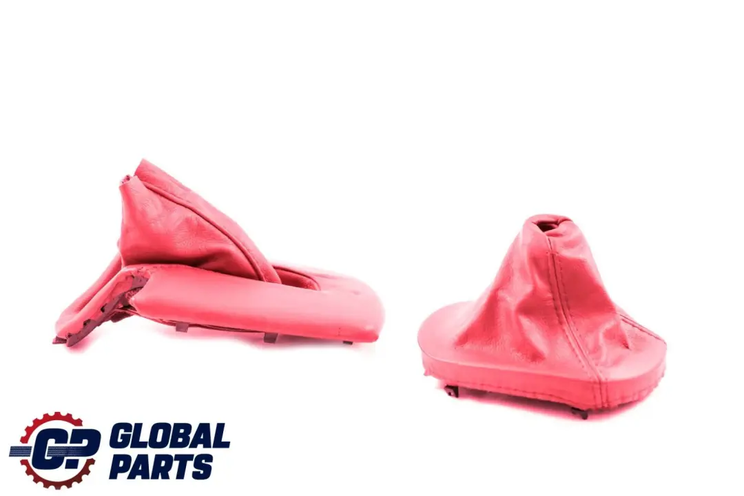 Handbrake Lever Gear Stick Cover Set Red to BMW Z4 Series E85 E86 with Part number 7114362 BMW Z4 Series E85 E86 Handbrake Lever Gear Stick Cover Set Red - SKU rhd-7114362-3 - Part number 7114362