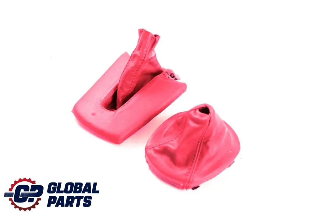 Handbrake Lever Gear Stick Cover Set Red to BMW Z4 Series E85 E86 with Part number 7114362 BMW Z4 Series E85 E86 Handbrake Lever Gear Stick Cover Set Red - SKU rhd-7114362-3 - Part number 7114362
