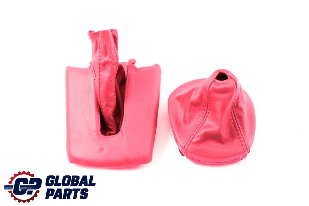 Handbrake Lever Gear Stick Cover Set Red to BMW Z4 Series E85 E86 with Part number 7114362 BMW Z4 Series E85 E86 Handbrake Lever Gear Stick Cover Set Red - SKU rhd-7114362-3 - Part number 7114362
