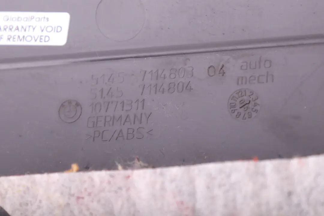 Trim Panel Foot Controls Right Driver Side O/S to BMW 6 Series E63 E64 with Part number 7114803 BMW 6 Series E63 E64 Trim Panel Foot Controls Right Driver Side O/S - SKU rhd-7114803 - Part number 7114803