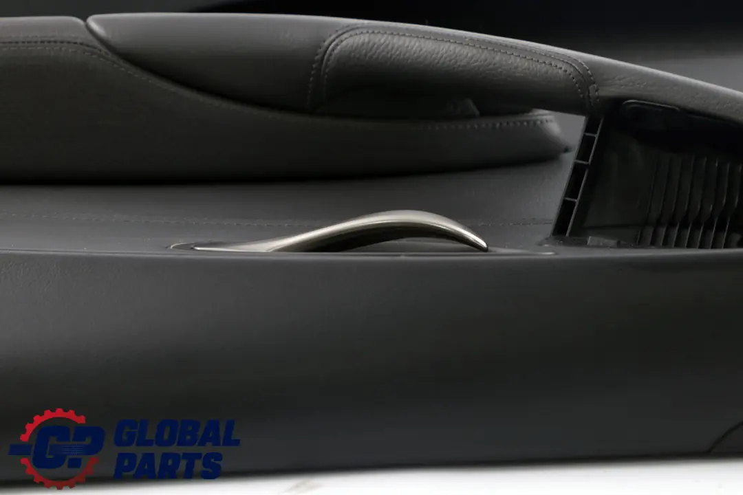 BMW 6 Series E63 E64 1 Front Right O/S Door Card Leather Trim Panel Black - SKU rhd-7115504-1 - Part number 7115504