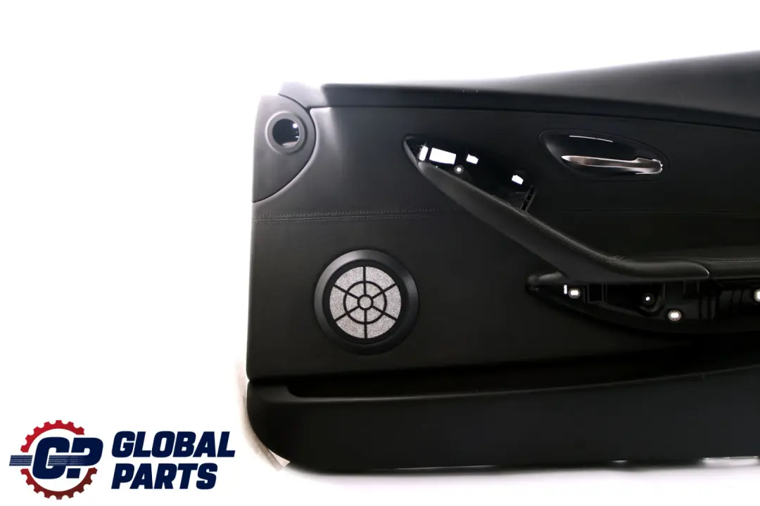 BMW 6 Series E63 E64 Front Right O/S Door Card Leather Pearl Trim Panel Black - SKU rhd-7115512 - Part number 7115512