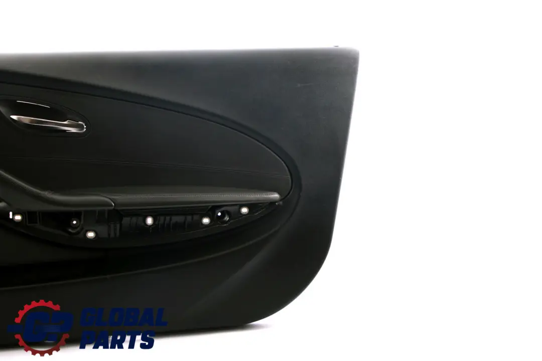 BMW 6 Series E63 E64 Front Right O/S Door Card Leather Pearl Trim Panel Black - SKU rhd-7115512 - Part number 7115512
