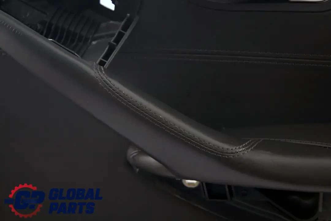 BMW 6 Series E63 E64 Front Right O/S Door Card Leather Pearl Trim Panel Black - SKU rhd-7115512 - Part number 7115512