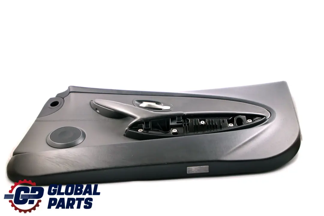 BMW 6 Series E63 E64 Front Right O/S Door Card Leather Pearl Trim Panel Black - SKU rhd-7115512 - Part number 7115512