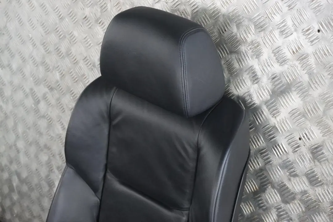 BMW 7 E65 Sport Pearl Black Leather Front Left N/S Seat Passenger Side Memory - SKU rhd-7117113-1 - Part number 7117113
