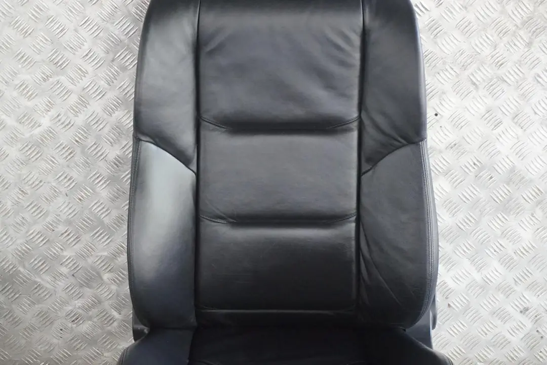 BMW 7 E65 Sport Pearl Black Leather Front Left N/S Seat Passenger Side Memory - SKU rhd-7117113-1 - Part number 7117113