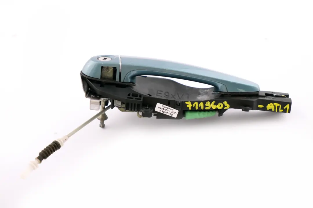 Complete Front Right Grab Handle O/S Catch Atlantic Blue to BMW 3 Series E92 E93 with Part number 7119603 BMW 3 Series E92 E93 Complete Front Right Grab Handle O/S Catch Atlantic Blue - SKU rhd-7119603-ATL1 - Part number 7119603