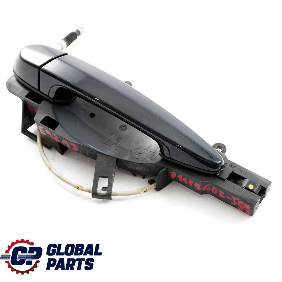 BMW 3 Series E92 E93 Front Left Grab Handle N/S Jerezschwarz Metallic A73 - SKU rhd-7119603-JEREZ - Part number 7119603