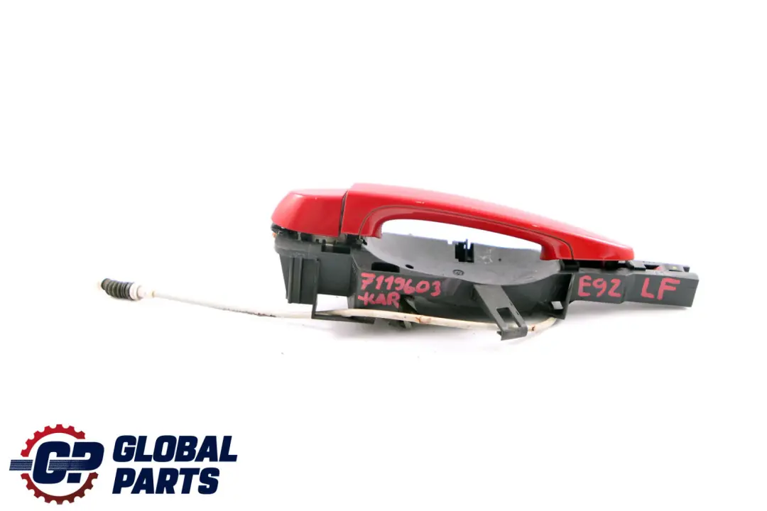 Front Left Grab Handle N/S Karmesinrot Crimson Red A61 to BMW 3 Series E92 E93 with Part number 7119603 BMW 3 Series E92 E93 Front Left Grab Handle N/S Karmesinrot Crimson Red A61 - SKU rhd-7119603-KAR - Part number 7119603