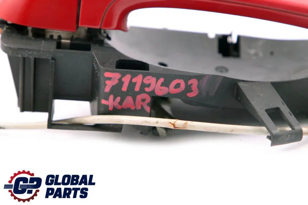 BMW 3 Series E92 E93 Front Left Grab Handle N/S Karmesinrot Crimson Red A61 - SKU rhd-7119603-KAR - Part number 7119603