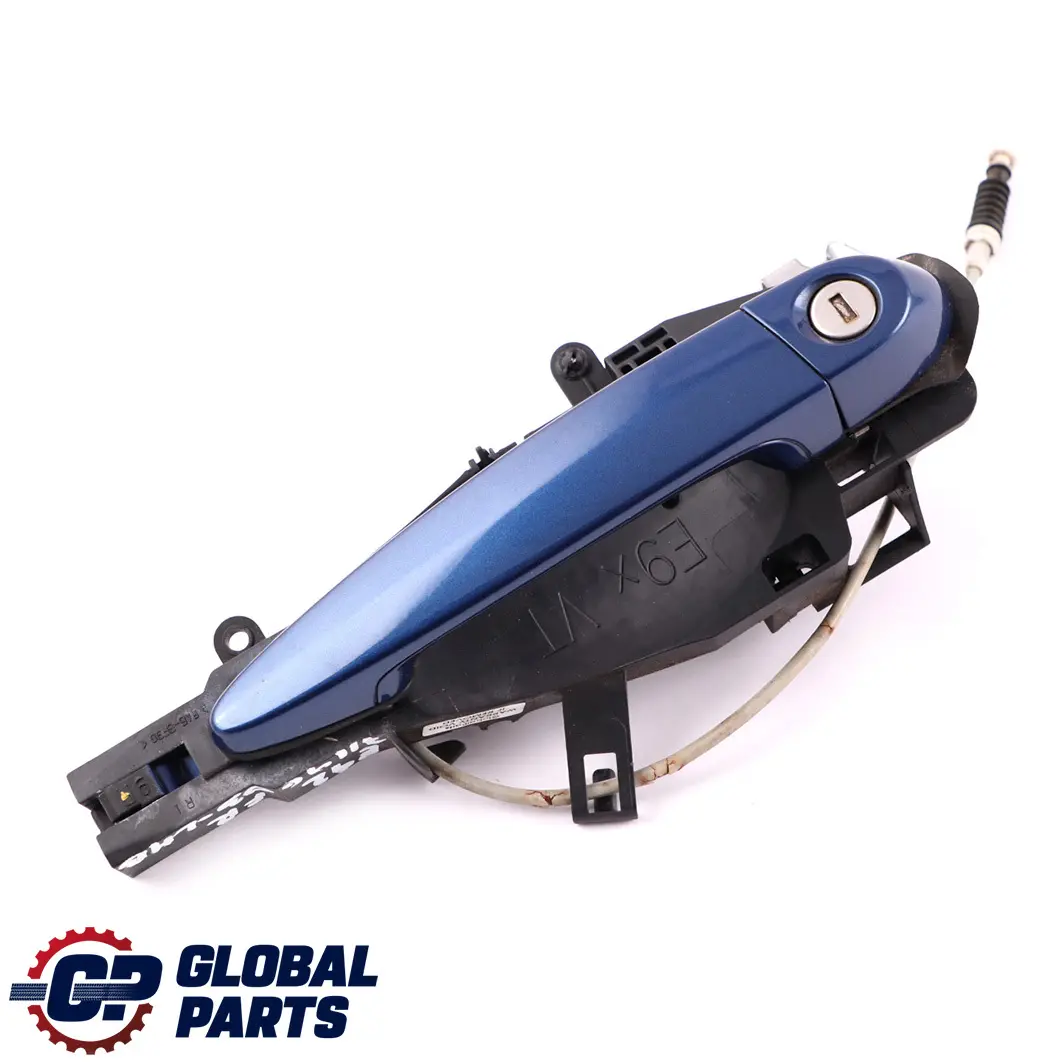 Complete Right Grab Handle O/S Le Mans Blau Blue Metallic to BMW 3 Series E92 E93 with Part number 7119603 BMW 3 Series E92 E93 Complete Right Grab Handle O/S Le Mans Blau Blue Metallic - SKU rhd-7119603-LMB - Part number 7119603