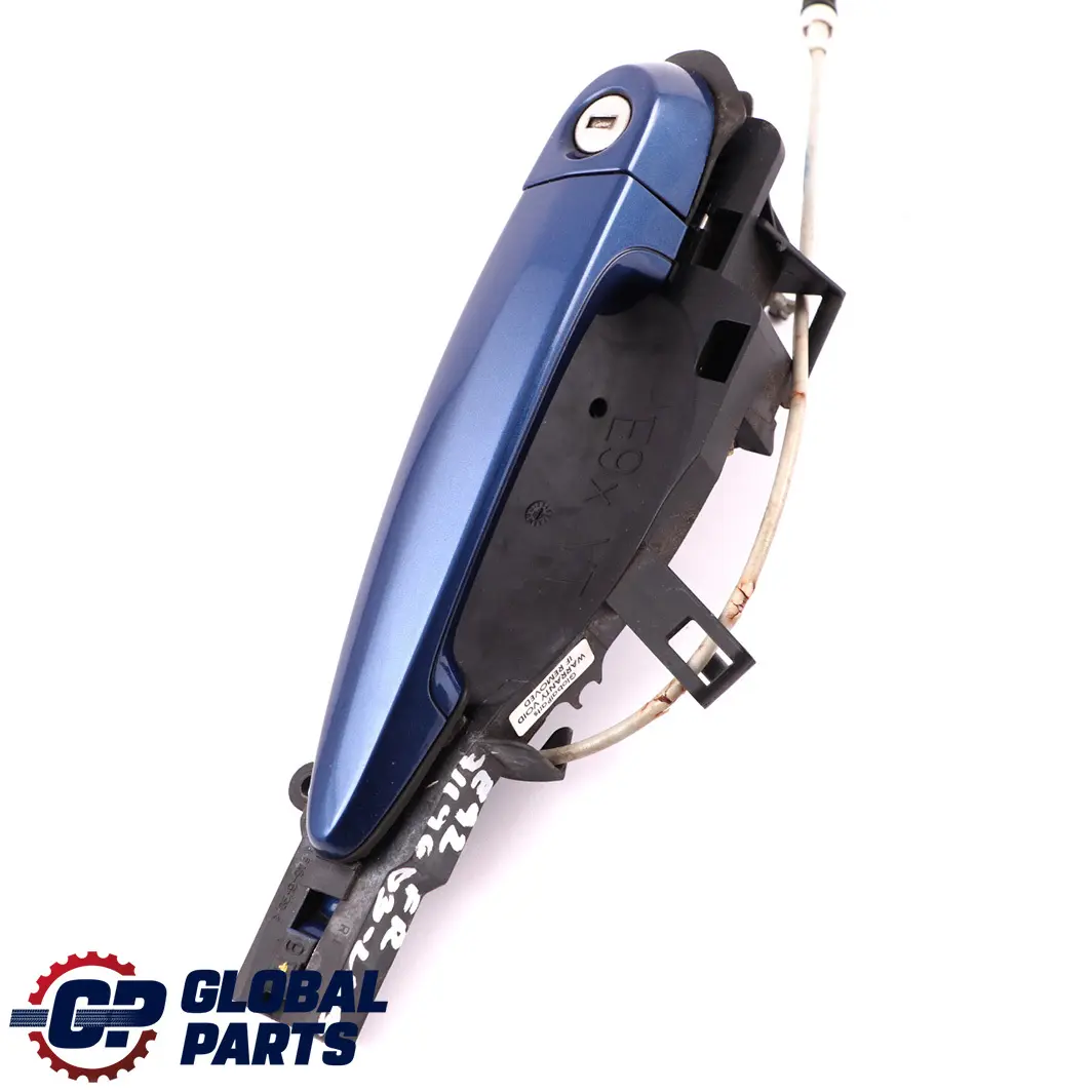 Complete Right Grab Handle O/S Le Mans Blau Blue Metallic to BMW 3 Series E92 E93 with Part number 7119603 BMW 3 Series E92 E93 Complete Right Grab Handle O/S Le Mans Blau Blue Metallic - SKU rhd-7119603-LMB - Part number 7119603