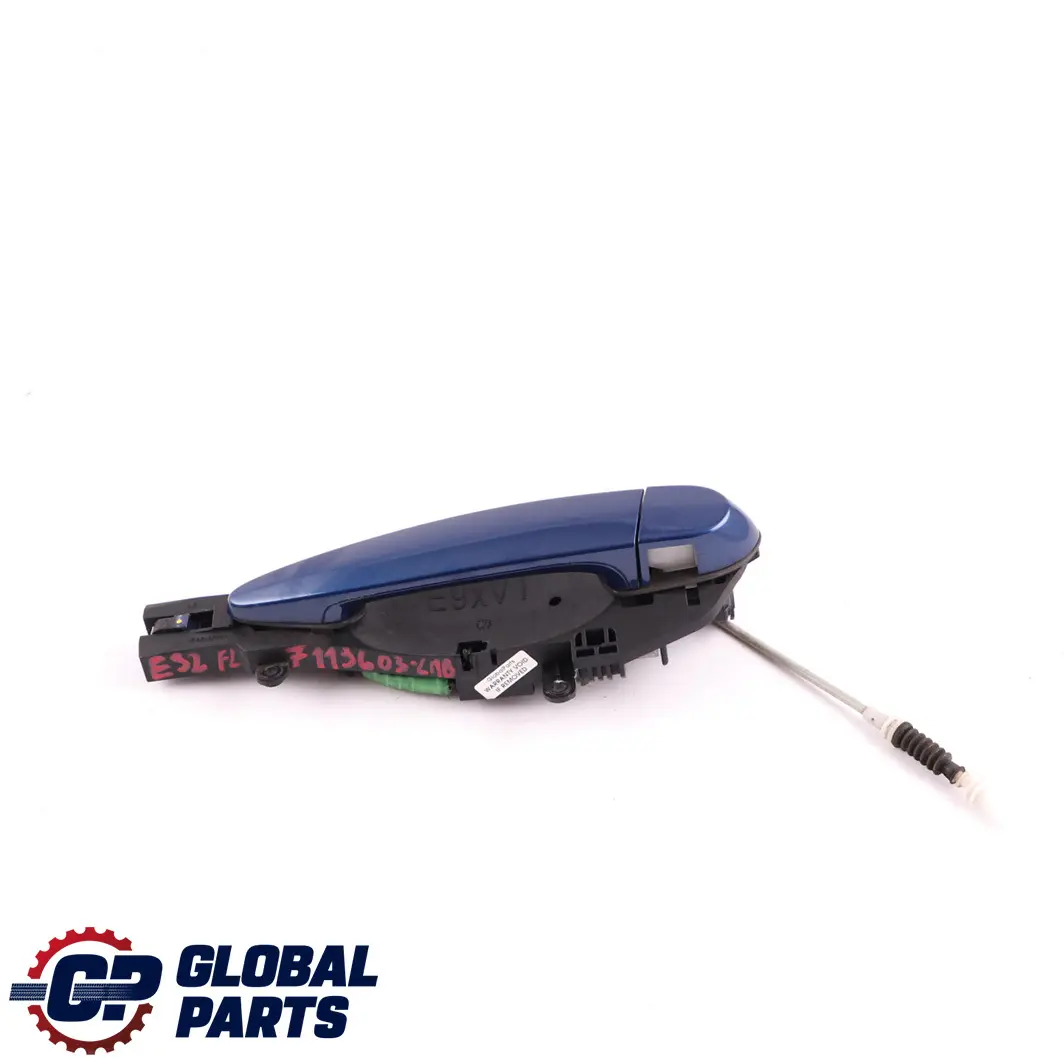 Front Left Grab Handle N/S Le Mans Blau Blue Metallic 381 to BMW 3 Series E92 E93 with Part number 7119603 BMW 3 Series E92 E93 Front Left Grab Handle N/S Le Mans Blau Blue Metallic 381 - SKU rhd-7119603-LMB1 - Part number 7119603