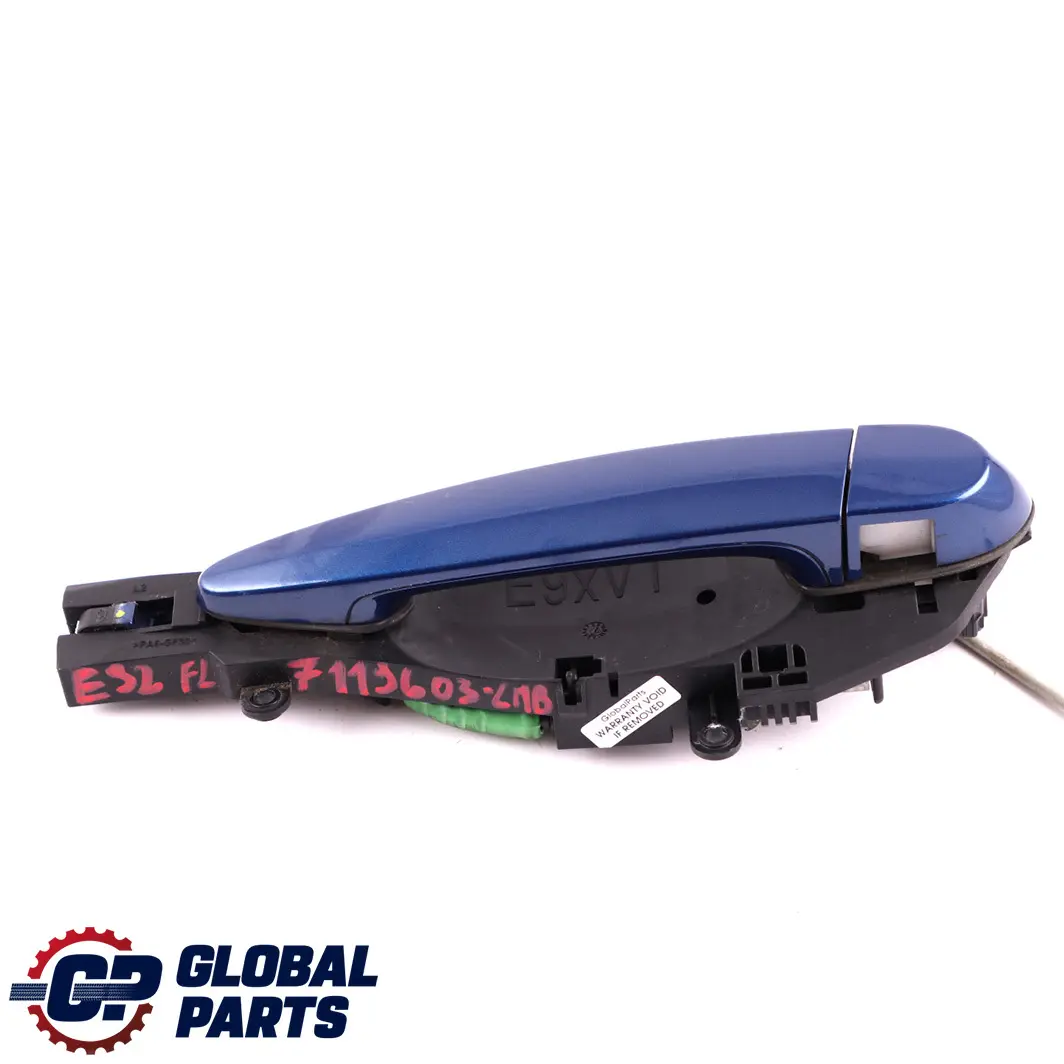 Front Left Grab Handle N/S Le Mans Blau Blue Metallic 381 to BMW 3 Series E92 E93 with Part number 7119603 BMW 3 Series E92 E93 Front Left Grab Handle N/S Le Mans Blau Blue Metallic 381 - SKU rhd-7119603-LMB1 - Part number 7119603