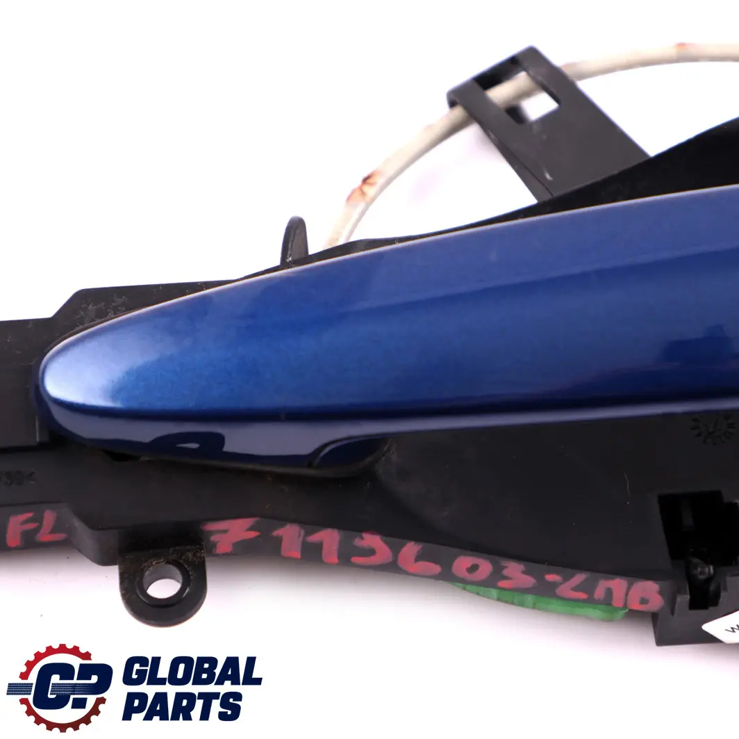 BMW 3 Series E92 E93 Front Left Grab Handle N/S Le Mans Blau Blue Metallic 381 - SKU rhd-7119603-LMB1 - Part number 7119603