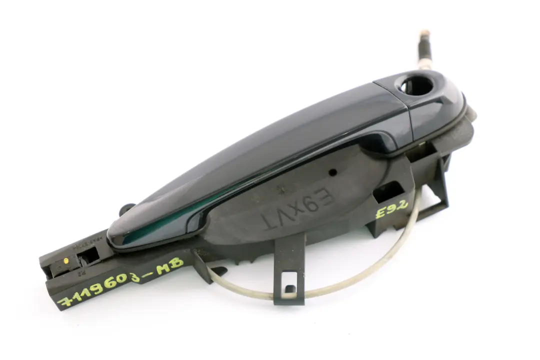 Front Right Door Grab Handle O/S Monacoblau Monaco Blue to BMW 3 Series E92 E93 with Part number 7119603 BMW 3 Series E92 E93 Front Right Door Grab Handle O/S Monacoblau Monaco Blue - SKU rhd-7119603-MB - Part number 7119603