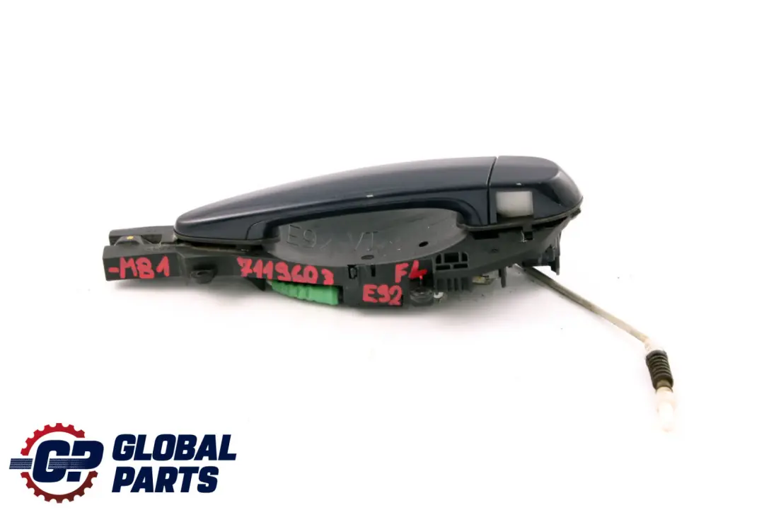 Complete Left Grab Handle N/S Monacoblau Monacoblau Blue to BMW 3 Series E92 E93 with Part number 7119603 BMW 3 Series E92 E93 Complete Left Grab Handle N/S Monacoblau Monacoblau Blue - SKU rhd-7119603-MB1 - Part number 7119603