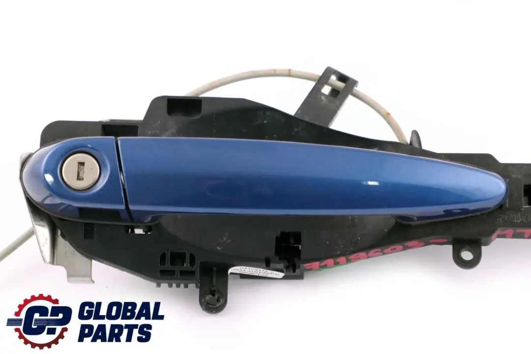 Complete Front Right Grab Handle O/S Montegoblau Blue to BMW 3 Series E92 E93 with Part number 7059971 BMW 3 Series E92 E93 Complete Front Right Grab Handle O/S Montegoblau Blue - SKU rhd-7119603-MTB - Part number 7059971