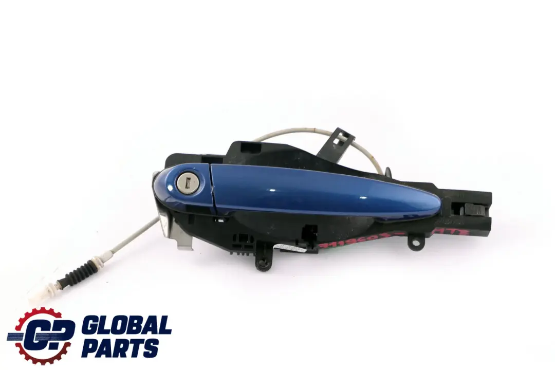 Complete Front Right Grab Handle O/S Montegoblau Blue to BMW 3 Series E92 E93 with Part number 7059971 BMW 3 Series E92 E93 Complete Front Right Grab Handle O/S Montegoblau Blue - SKU rhd-7119603-MTB - Part number 7059971