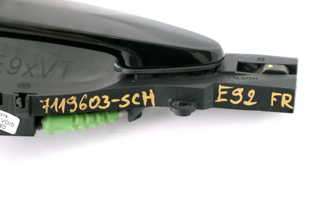Complete Front Right Grab Handle O/S Schwarz 2 Black to BMW 3 Series E92 E93 with Part number 7059971 BMW 3 Series E92 E93 Complete Front Right Grab Handle O/S Schwarz 2 Black - SKU rhd-7119603-SCH - Part number 7059971